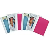 4 x 6 Photo Albums Pack of 6, Each Mini Photo Album Holds Up to 48 4x6 Photos. Flexible, Removable Covers Come in Assorted Patterns and Colors.