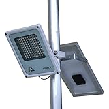 ALPHA 600X Flagpole Light Street Light, 3-Level Brightness, Lithium Battery, Streetlight Style as Up Light or Down Light, U-Bracket Fits Max Pole Diameter 2.5