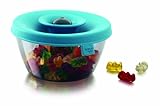 Vacu Vin PopSome Nuts/Candy, Aqua Blue