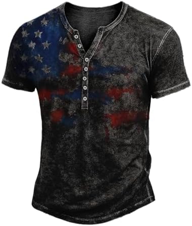 Amazon.com: Men's Skull Graphic Henley Shirt Long Sleeve Vintage