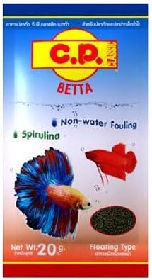 Amazon Com C P New Betta Fish Food From Thai 20 G Pet Food