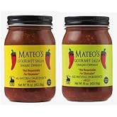 Mateos Gourmet Salsa, Medium &amp; Mild 16 oz (Variety Pack)