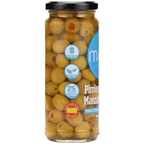 MARIO CAMACHO FOODS MANZANILLA STUFFED WITH PIMIENTO, 7.0 FLUID OUNCE