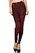 ALWAYS Womens Juniors Fleece Lined Multicolor Printed Stretch Fit Ankle Leggings