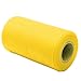 KING DO WAY TULLE Roll Spool 6''x50yd(6''x150') Wedding Party Decor,Yellow