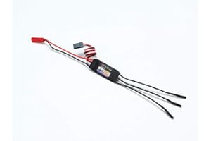 VILOGARC Brushless ESC 5A/1S ; 5A/2S ; 10A 20A 30A 40A Electric Speed Controller for RC Airplane Model Plane Spare Parts (10A ESC * 1PCS)