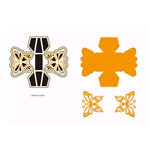 Stencil Diy - 120 105mm 3d Candy Gift Box Metal Cutting Dies Stencils Photo Album Invitation Embossing Decoration - 50 Scrapbook
