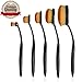 Professional Multifuction Makeup Oval Brush Set / Foundation Cream Concealer Blending and Contouring Extrasoft Brushes