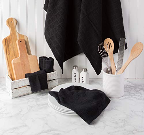 5 DII+Windowpane+Washable+Absorbent+Towels+Solid
