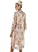 Simplee Women's V Neck Long Sleeve Sequin Midi Dress Party Evening Clubwear
