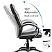 Smugdesk Office Chair, High Back Ergonomic Gaming Desk Chairs for Computer with Lumbar Support, Bonded Leather, Adjustable Swivel Comfortable Rolling Chair