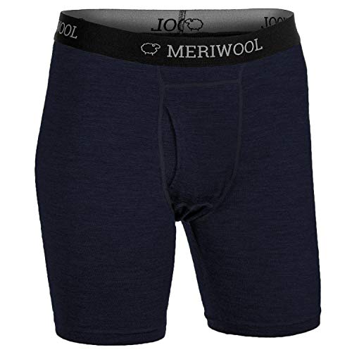 MERIWOOL Mens Boxer Briefs Merino Wool Underwear Base Layer for Men