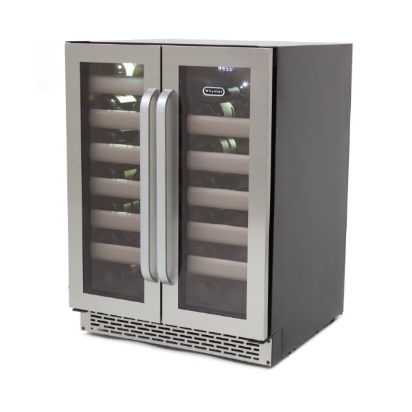 Whynter-BWR-401DS-40-Bottle-Stainless-Steel-Dual-Zone-Built-Wine-Refrigerators-Elite-Series-with-Seamless-Doors