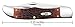 Case WR XX Pocket Knife Chestnut Bone Large Folding Hunter (Cv) W/Sheath Item #7013 - (6265 Cv) - Length Closed: 5 1/4 Inches