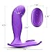 Bombex Silicone G Spot Vibrator - Wearable Vibrating Dildo - Waterproof & Remote Control Masturbator for Women, 10-Frequency Dual Action Adults Sex Toy for Female & Couples(Purple)