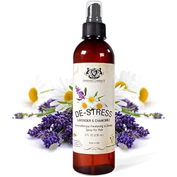 Lavender & Chamomile Aromatherapy Freshening & Shining Spray for Pets, Dog Grooming Spray & Pet Odor Eliminator - 8 fl oz (236 ml)