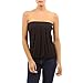 Women Strapless Pleated Tube Top Shirt,Sleeveless Stretchy Tunic Shirt for women