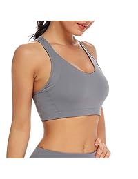 Sujetador deportivo Teniux para mujer, sin costuras, sin costuras, de alto impacto, para entrenamiento, yoga, gimnasio