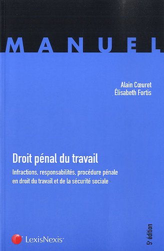 droit pénal du travail by (Paperback)