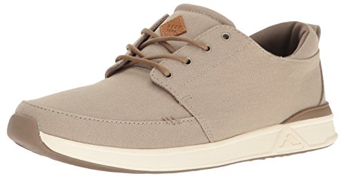 Reef Men's Rover Low Fashion Sneaker, Sand/Natural, 11.5 M US