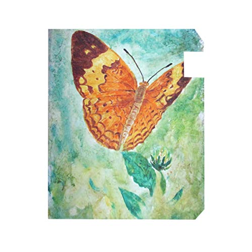 LORVIES Watercolor Paint Butterfly Magnetic Mailbox Cover Standard Size 20.8 x 18 Inch