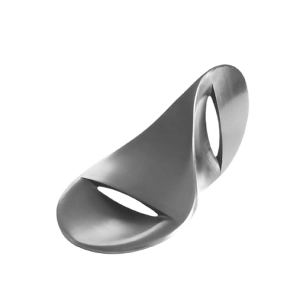MyOpener bottle opener made of matt chrome-plated cast aluminium. Cool men's gift in silver metal gift box