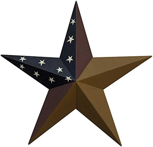 CWI Gifts 24" Colonial Barn Star Wall Décor, Multi