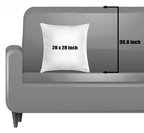 41Ub4W6hlPL Ambesonne Saying Throw Pillow Cushion Cover, Outer Space Planets Star Cluster Solar System Moon Comets Sun Cosmos Illustration, Decorative Square Accent Pillow Case, 28" X 28", Navy Orange - Image 3