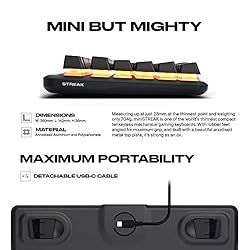 FNATIC miniStreak - LED Backlit RGB Mechanical