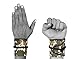 WOD Wear Wrist Wraps for Powerlifting, Strength Training, Bodybuilding, Cross Training, Olympic Weightlifting, Yoga Support - One Size Fits All (Camo/Black Stitch)