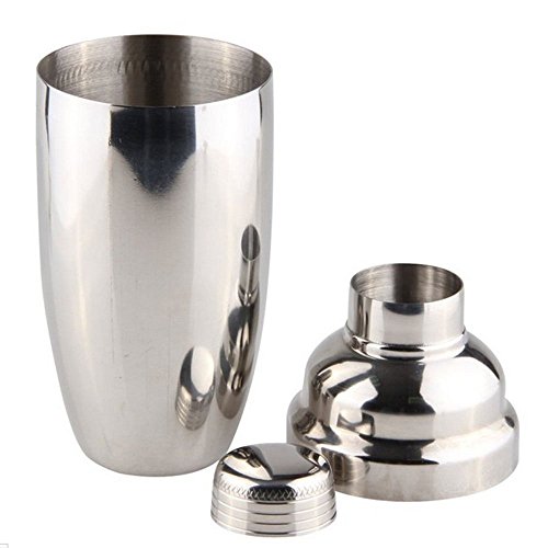 Lautechco Stainless Steel Martini Cocktail Shaker Bar Tools Wine Shakers (12 Oz/350ml)