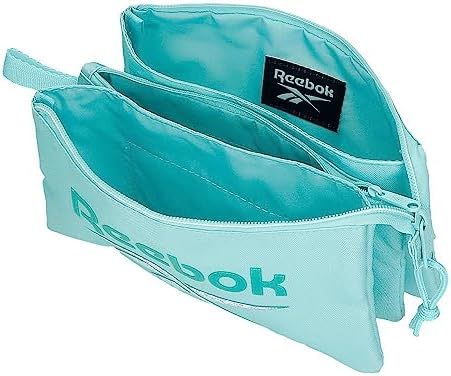 ANN Astuccio Triplo Blu 22x12x5 cm Poliestere, blu, Taglia unica, Astuccio triplo
