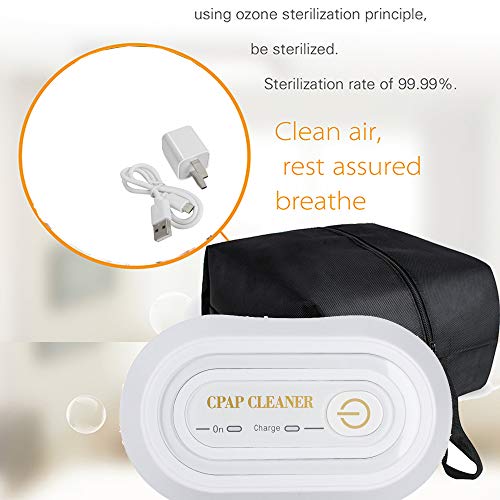 Denshine CPAP Cleaner, CPAP Cleaner and Sanitizer Includes Sanitizing Bag, for CPAP Machines, Masks, Cushion, 22mm Diameter of Tubing and Household Sterilization Cleaning