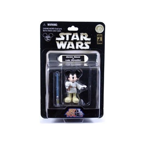 Star Wars Star Tours Mickey Mouse as Luke Skywalker Disney Park Exclusive Figure