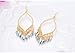 Girl Era Hot Fashion Multi-Stone Earrings Tassels Hoop Earrings