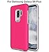 Samsung Galaxy S9 Plus Case, Galaxy S9+ Case, GSDCB Air Cushion Armor Heavy Duty Shockproof Phone Protective Case with Hard PC Back Cover + Soft TPU Dual Layer for Women Men Girls Kids Boys (Rose)
