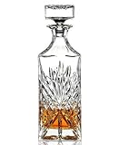 James Scott Crystal Liquor Whiskey and Wine Decanter Irish Cut 1 Piece 750ml (Kitchen)