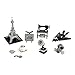 nanoblock Monotone Color Set