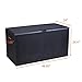 KOOLWOOM Deck Box, 120-Gallon Patio Outdoor Plastic Storage 47.2
