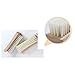 OUNONA Multi-use Clothes Shoes Shine Brush,Soft Nylon Bristles Laundry Cleaning Brush with Wooden Handle for Down Jackets and Coats (White)