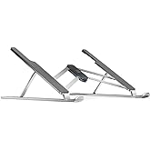 XPPen Drawing Tablet Stand for Desk,Silver Portable Holder for Graphics Tablet&Pen Display, Aluminum Computer Riser Compatibl