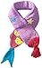 Kidorable Baby Little Soft Acrylic Knit Scarf for Girls, Mermaid (Blue), One Size