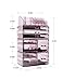 DreamGenius Makeup Organiser Cosmetic Storage Makeup Case 4 Pieces purple