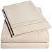 1500 Supreme Collection King Sheet Sets Beige Cream - Luxury Hotel Bed Sheets and Pillowcase Set for King Mattress - Extra Soft, Elastic Corner Straps, Deep Pocket Sheets, King Beige Cream