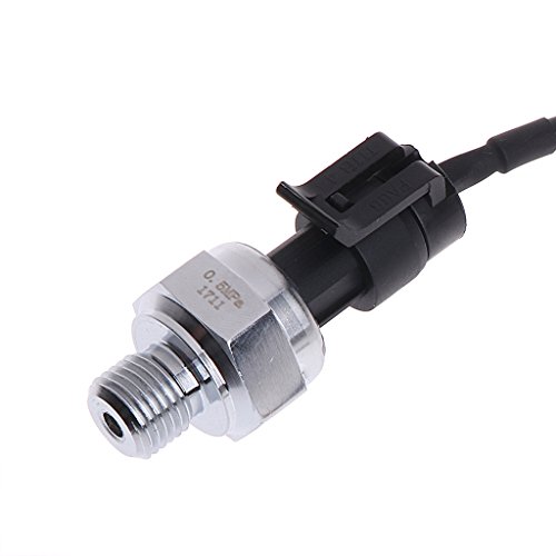 Qisuw Pressure Sensor-G1/4" Inch 5V 0-0.5 MPa Pressure Transducer Sensor Oil Fuel Diesel Gas Water Air