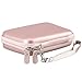 Canboc Shockproof Carrying Case Storage Travel Bag for HP Sprocket 2-in-1 2FB96A Portable Photo Printer Instant Camera, Fit Photo Paper, Mobile Printer Camera Protective Pouch Box, Rose Gold