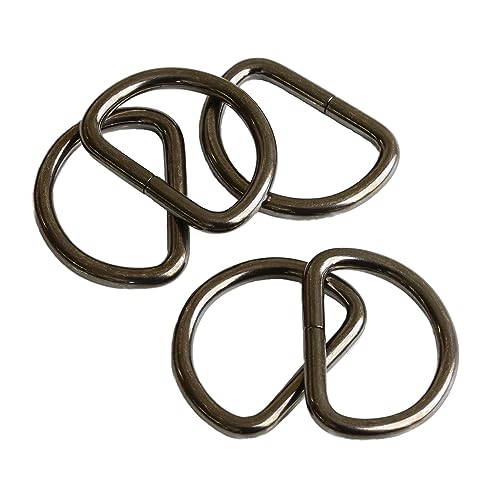 日本紐釦貿易(Nippon Chuko) Dカン 幅21mm 30個入 ブラックニッケル S22-19 手芸用品 手芸材料 Dカン