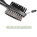 BettGolf Golf Club Brush and Groove Cleaner Brush Brushes in 7 for Golf Shoes/Golf Club/Golf/Golf Groove, 2 Ft Retractable Zip-line Aluminum Carabiner (Green)