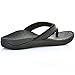 Footminders BALTRA Orthotic Arch Support Sandals (Pair) - Orthopedic Flip Flops for Men and Women - Relieve Foot Pain Due to Flat Feet and Plantar Fasciitis - (Men 9 - Women 10, Black)