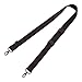 LIHIT LAB Shoulder Strap, 1.5 inch Wide, Adjustable, 29-51 inches, Black (A7580)